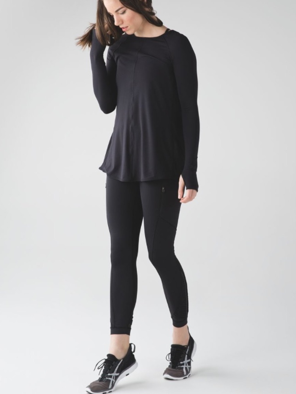 lululemon women’s Making Moves Pleated Back Crewneck Long Sleeve Top
Sz 6 Black - Picture 4 of 15